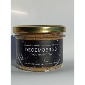 December 33 mákpaszta fehér 100%  200 g