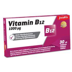   Jutavit b12-vitamin 1000µg aktív metilkobalamin tabletta 30 db