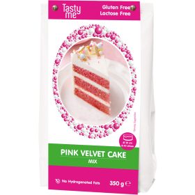   Tasty Me glutén- és laktózmentes rózsaszín bársonytorta mix 350 g