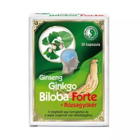   Dr.chen ginseng ginkgo b. forte+rózsagyökér kapszula 30 db