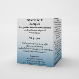   Gastrovit komplex pre-, probiotikumokat és vitaminokat tartalmazó étrend-kiegészítő por 50 g