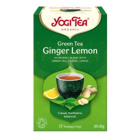Yogi bio tea zöld tea gyömbérrel citrommal 31 g