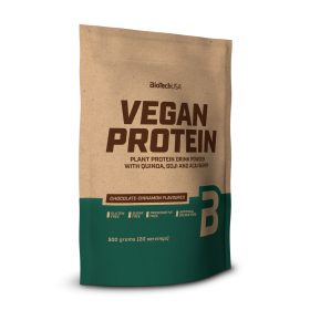   Biotech vegan protein csoki-fahéj ízű fehérje italpor 500 g