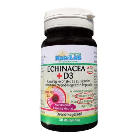 Nutrilab echinacea+D3 kapszula 30 db