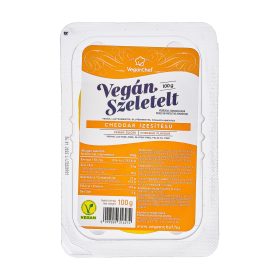 Veganchef vegán szeletelt cheddar ízesítésű 100 g