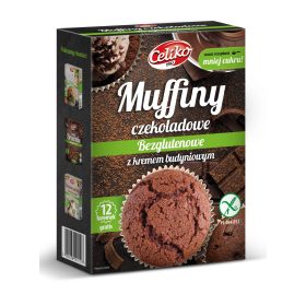   Celiko muffin lisztkeverék étcsokoládé darabokkal és pudinggal 310 g