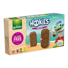   Gullon hookies gluténmentes kakaós szendvicskeksz krém töltelékkel 230 g