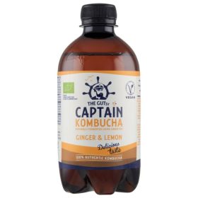   Captain bio kombucha élőflórás ital gyömbér-citrom 400 ml
