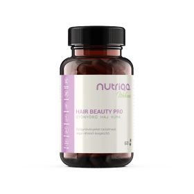   Nutriqa hair beauty pro gyönyörű haj kúra vegán kapszula 60 db