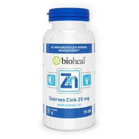 Bioheal szerves cink 25mg tabletta 70 db