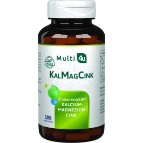 Multi 4u kalcium magnézium cink vegán tabletta 100 db