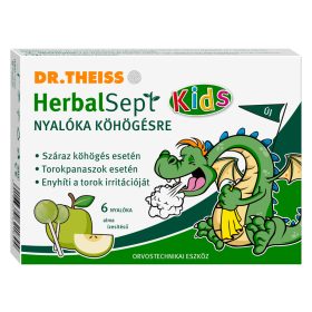   Dr.theiss herbalsept nyalóka köhögésre alma ízesítésű 6 db