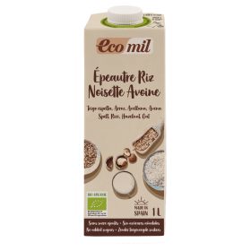 Ecomil bio tönkölybúza, rizs, zab, mogyoró ital 1000 ml