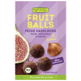 Rapunzel bio gyümölcsgolyó füge-mogyoró és kakaó 49 g
