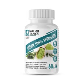 Natur Tanya vegán 100% spirulina 500mg tabletta 60 db