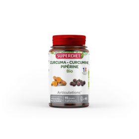   Superdiet kurkuma feketebors kapszula az ízületek támogatására vegán 45 db