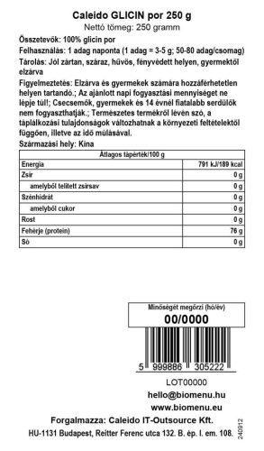 Caleido GLICIN por 250 g