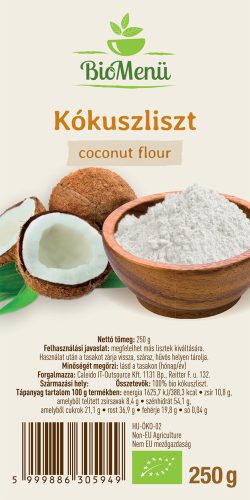 BioMenü BIO KÓKUSZLISZT 250 g