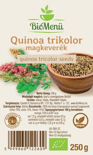 BioMenü BIO QUINOA trikolor magkeverék 250 g