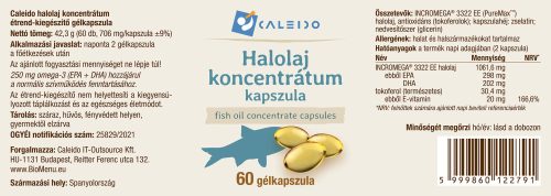 Caleido HALOLAJ koncentrátum gélkapszula 60 db