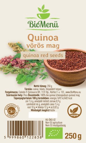 BioMenü BIO QUINOA vörös mag 250 g