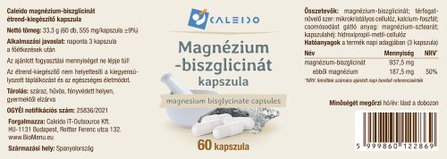 Caleido MAGNÉZIUM-BISZGLICINÁT kapszula 60 db