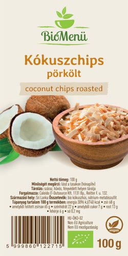 BioMenü BIO KÓKUSZCHIPS pörkölt 100 g