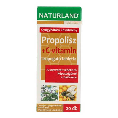 Naturland propolisz+c-vit.szop.tabl.20 db