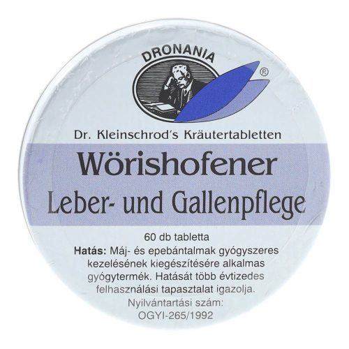 W. Leber-und gallenpflege tabletta 60 db