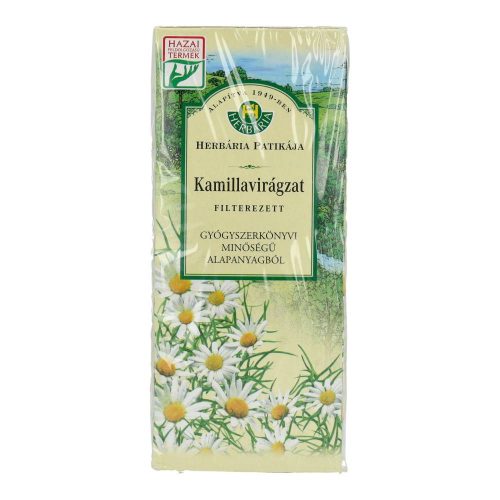 Herbária kamillavirágzat tea filteres