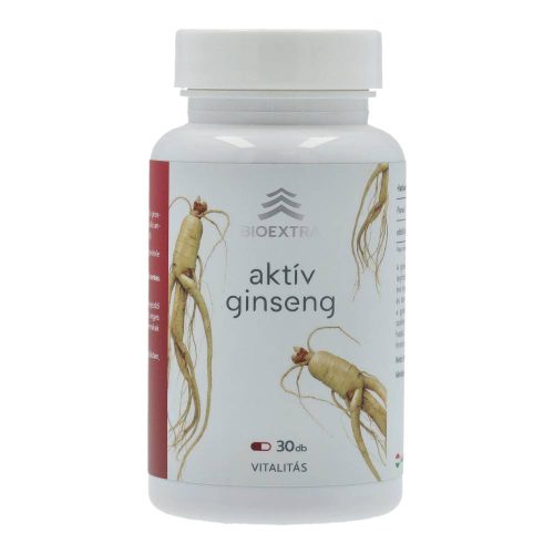 Bioextra aktív ginseng kapszula tégelyes