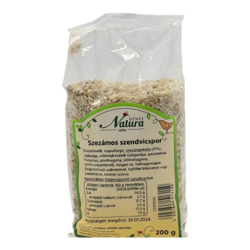 Natura szendvicskrémpor szezámos 200g