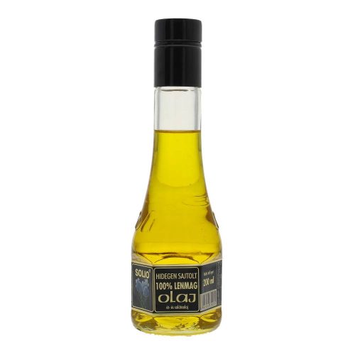 Solio hidegen sajtolt lenmagolaj 200 ml