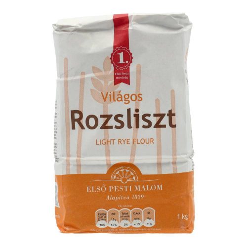 Első pesti rozsliszt rl-90 világos