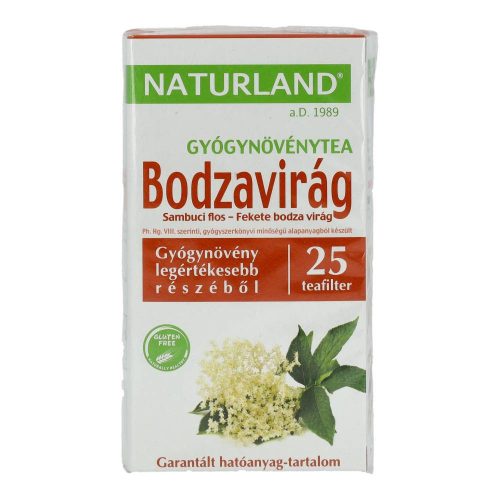 Naturland bodzavirág tea 25filter