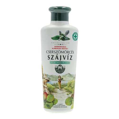 Herbária cserszömörcés szájvíz, mentolos