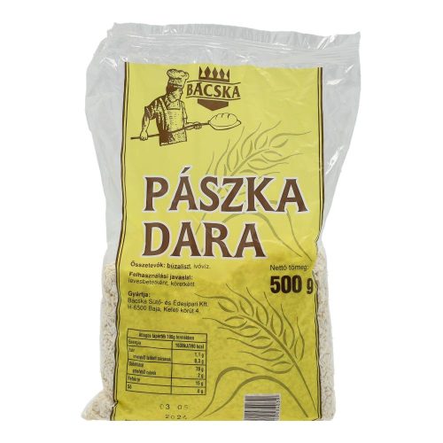 Bácska pászka gombóc dara