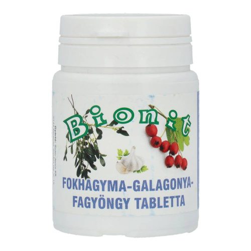 Bionit fokhagyma-galagonya fagyöngy 90 db