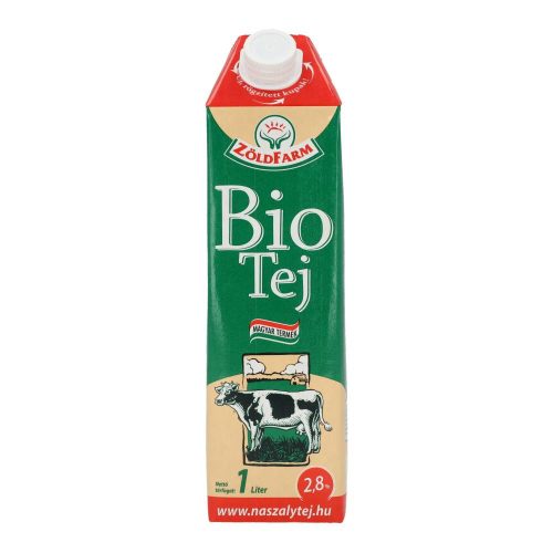 Zöldfarm bio tej 2,8 % uht /tartós/