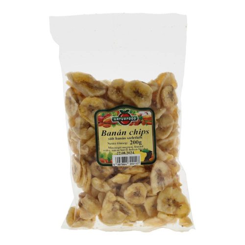 Naturfood banán chips