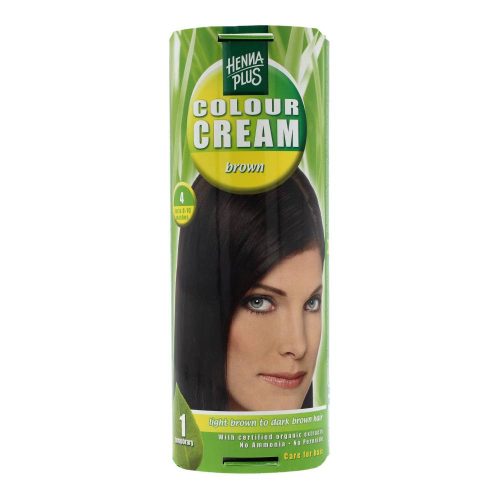 Hennaplus színezőkrém 4 barna