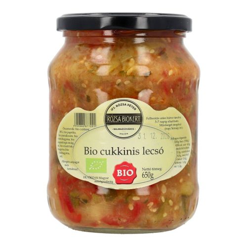 Virágoskút bio cukkinis lecsó
