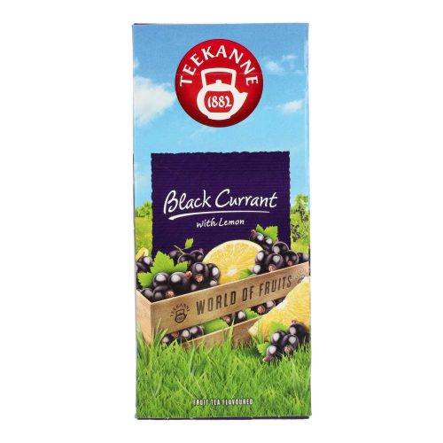 Teekanne feketeribizli tea citrommal