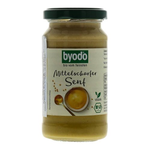 Byodo bio mustár enyhén csípős