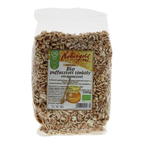 Naturgold bio puffasztotttönk.virágmézzel