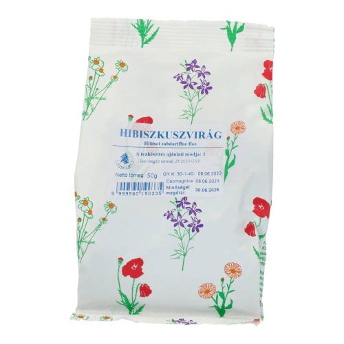 Gyógyfű hibiszkuszvirág