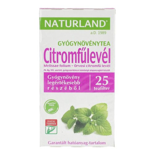 Naturland citromfűlevél tea 25filter