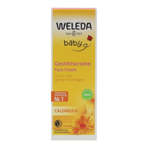 Weleda bio baba arckrém körömvirággal