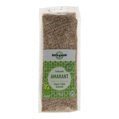 Biorganik bio puffasztott Amaránt 100g gluténmentes