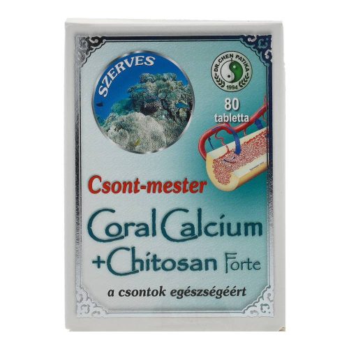 Dr. Chen coral cal.+chitosan tabl. 80 db